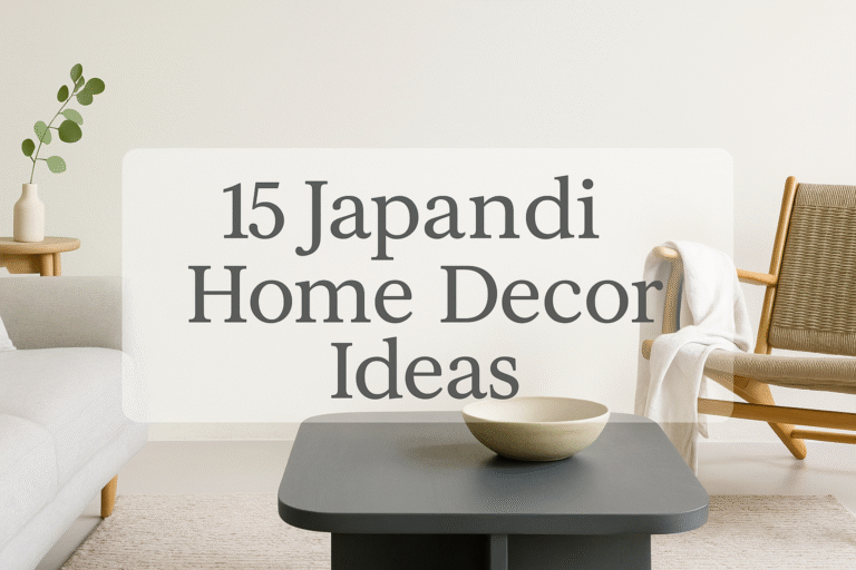 15 Japandi Home Decor Ideas That Blend Calm and Minimalism