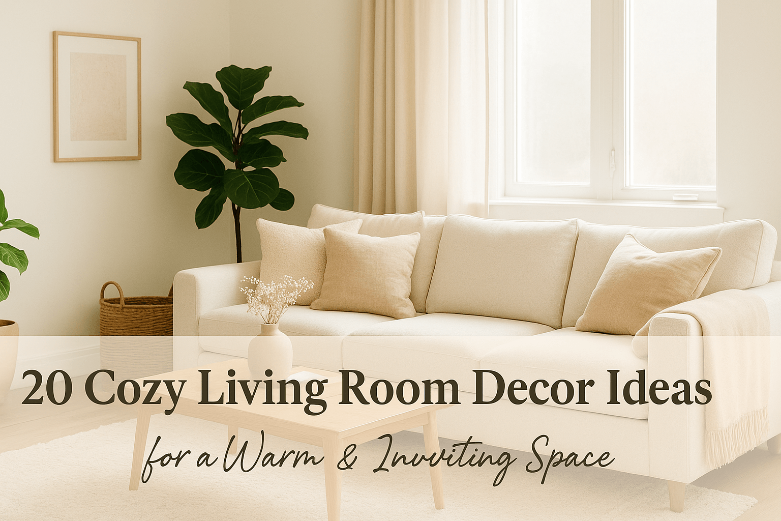 20 Cozy Living Room Decor Ideas for a Warm & Inviting Space | Homora ...