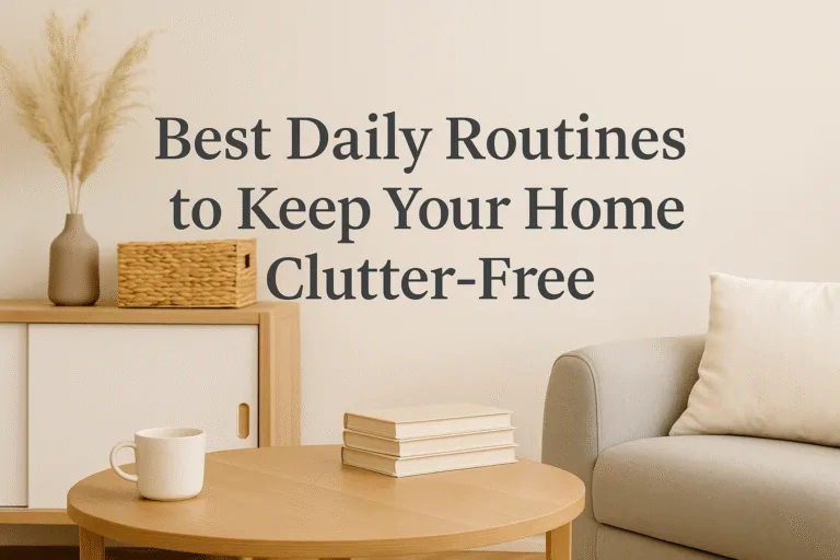 Best Daily Routines to Keep Your Home Clutter-Free