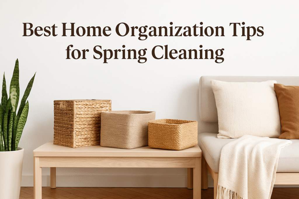 Best Home Organization Tips for Spring Cleaning