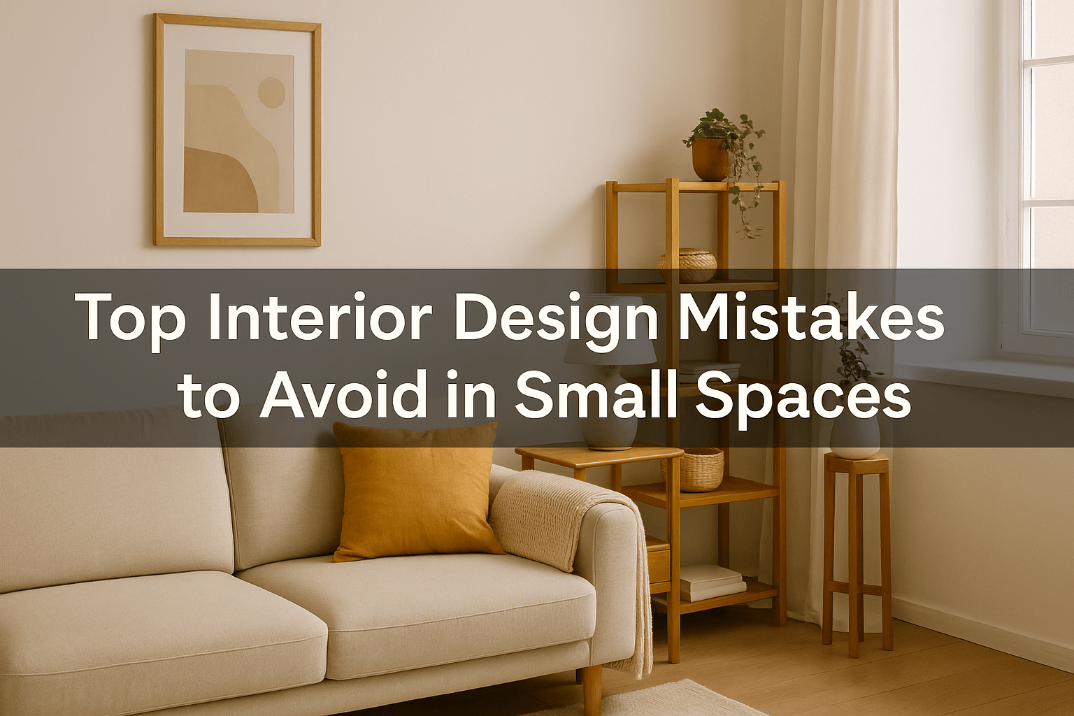 Top Interior Design Mistakes to Avoid in Small Spaces