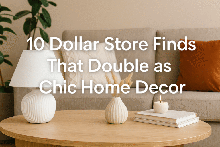 10 Dollar Store Finds That Double as Chic Home Decor