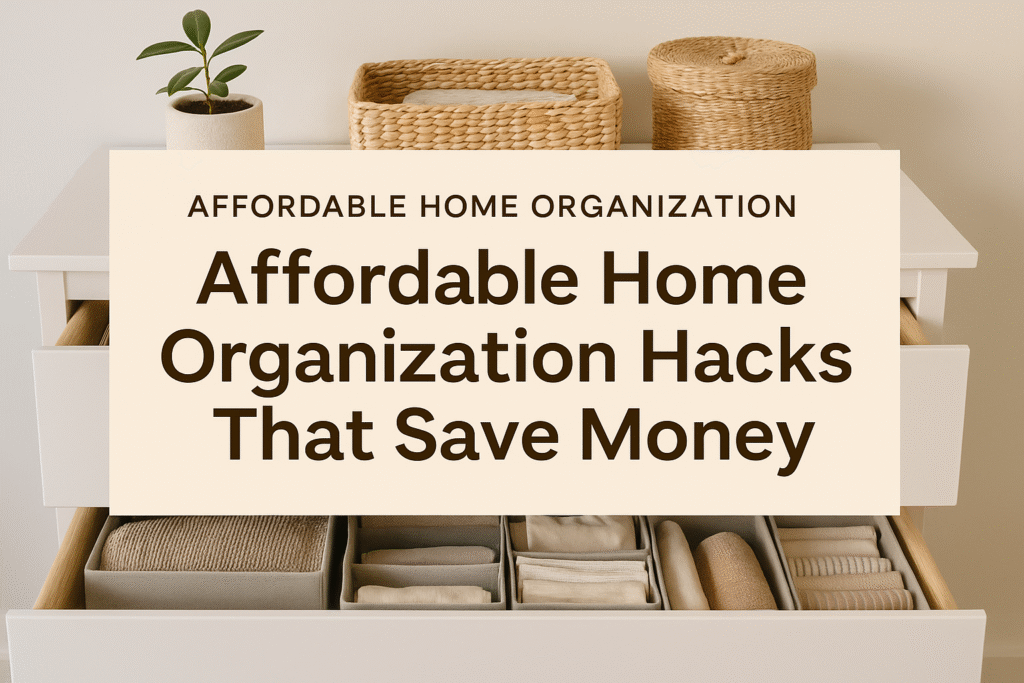 Affordable Home Organization Hacks That Save Money