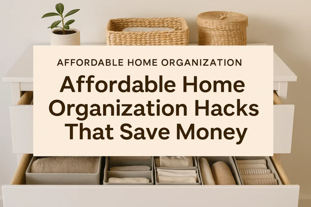 Affordable Home Organization Hacks That Save Money