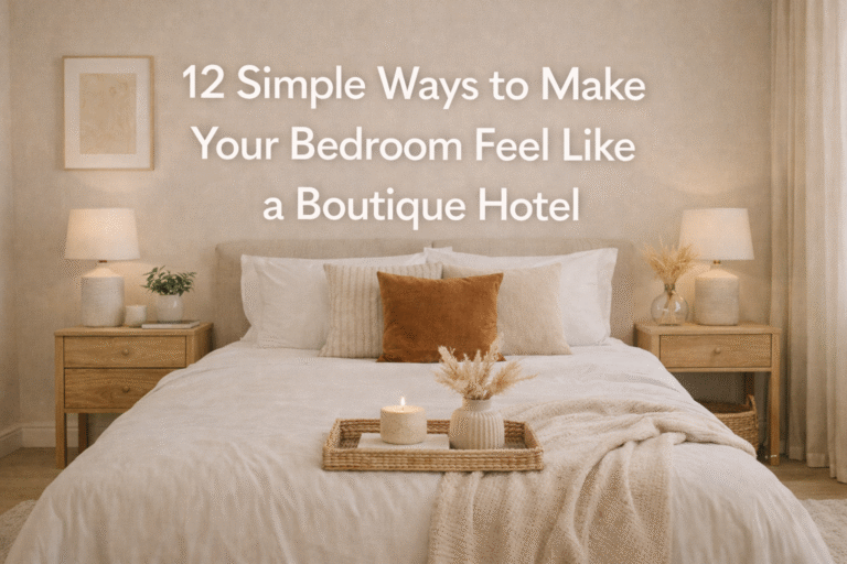 12 Simple Ways to Make Your Bedroom Feel Like a Boutique Hotel