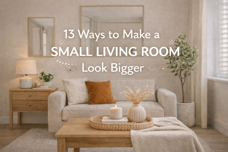 13 Ways to Make Small Living Room Look Bigger