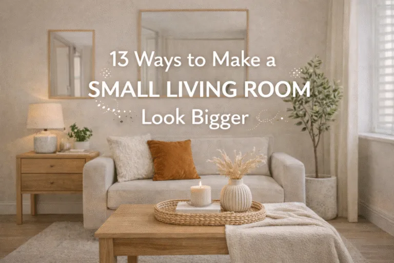 13 Ways to Make Small Living Room Look Bigger