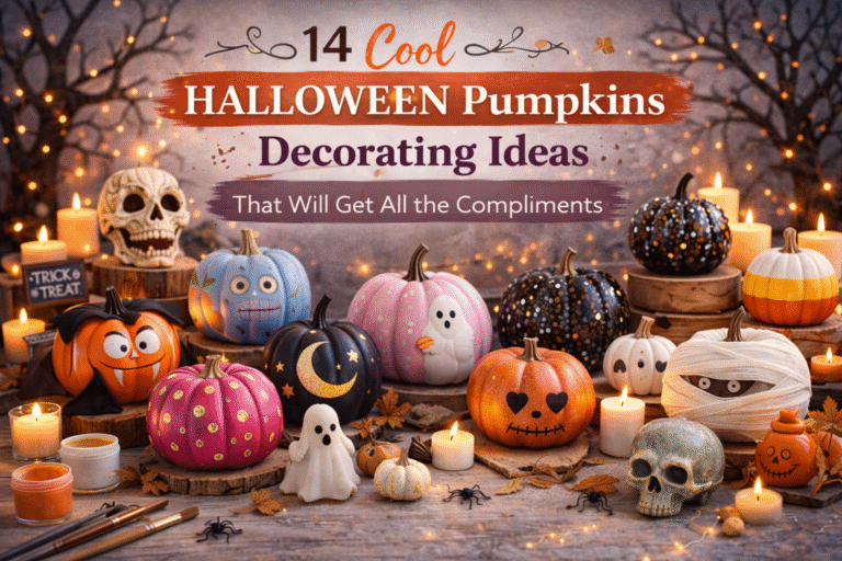 14 Cool Halloween Pumpkins Decorating Ideas That Will Get All the Compliments