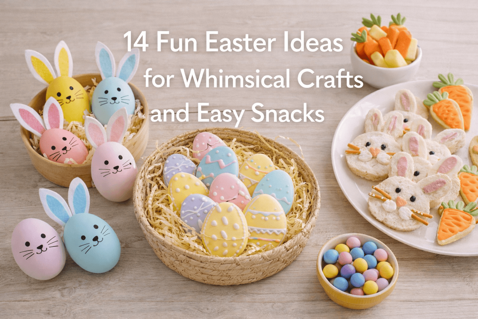 14 Fun Easter Ideas for Whimsical Crafts and Easy Snacks