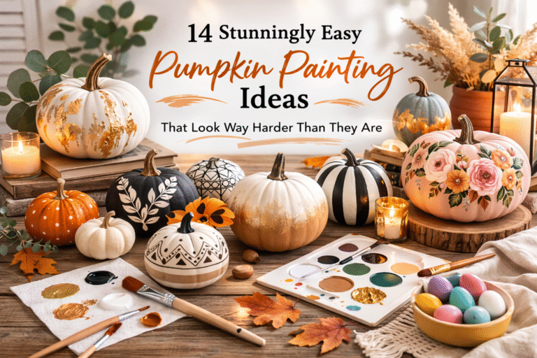 14 Stunningly Easy Pumpkin Painting Ideas That Look Way Harder Than They Are