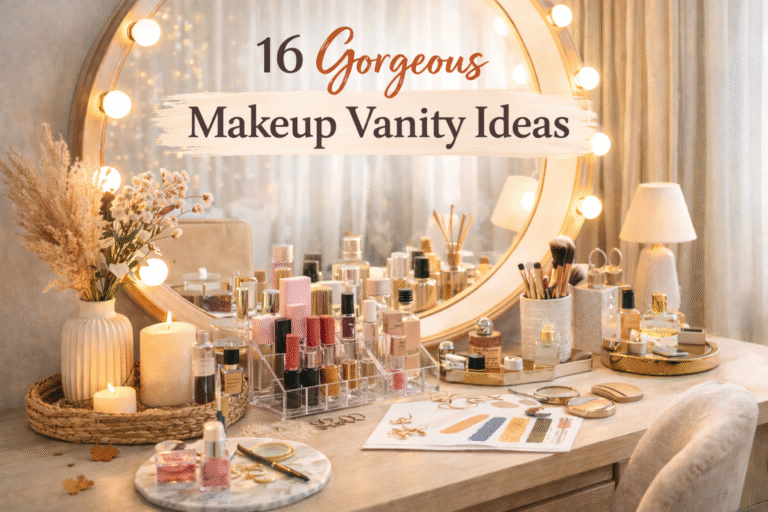 16 Gorgeous Makeup Vanity Ideas