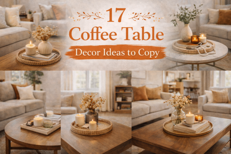 17 Coffee Table Decor Ideas to Copy