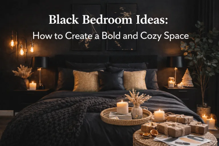 Black Bedroom Ideas How to Create a Bold and Cozy Space