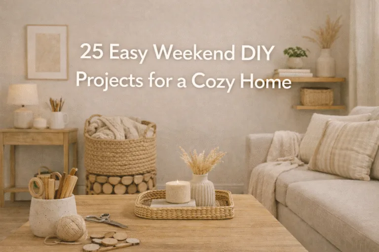 25 Easy Weekend DIY Projects for a Cozy Home