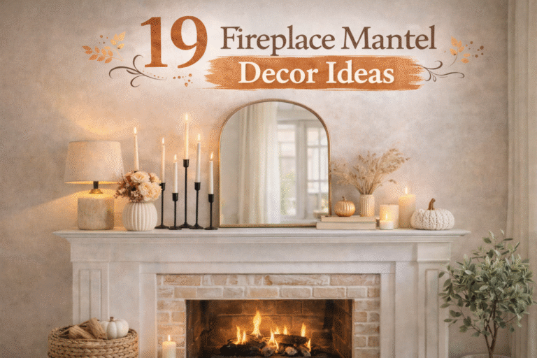 19 Fireplace Mantel Decor Ideas