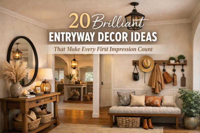 20 Brilliant Entryway Decor Ideas That Make Every First Impression Count