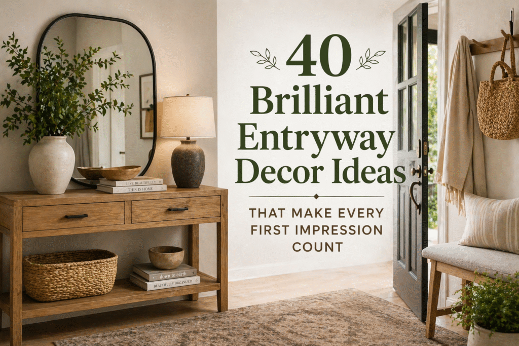 40 Brilliant Entryway Decor Ideas