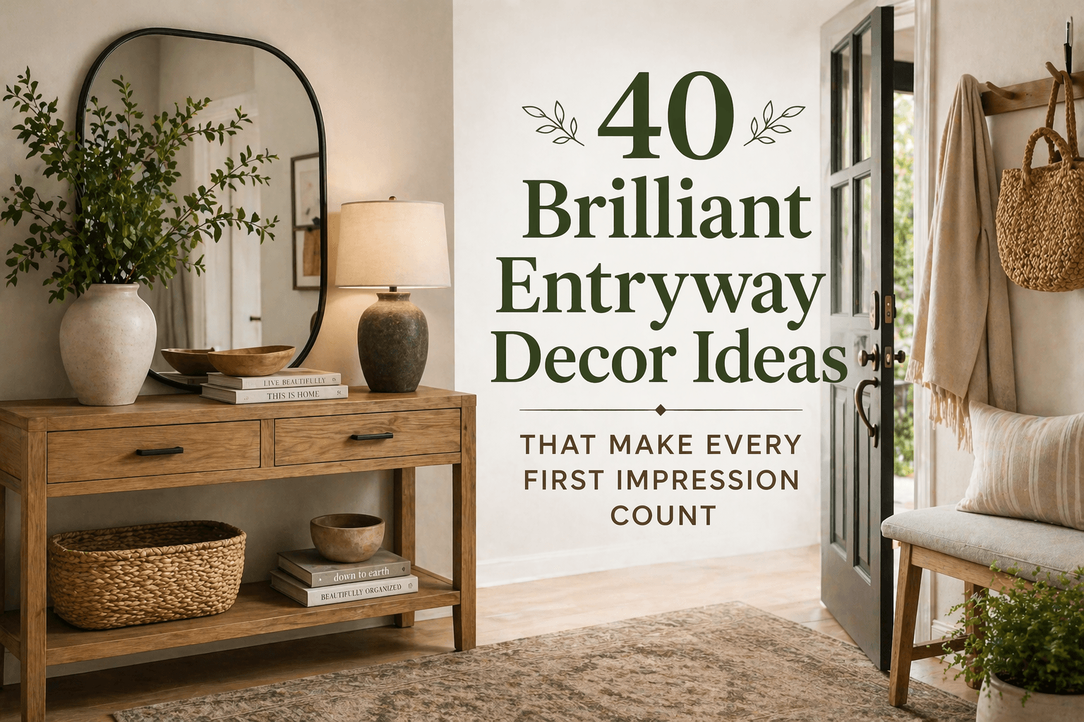 40 Brilliant Entryway Decor Ideas for a Warm, Stylish First Impression
