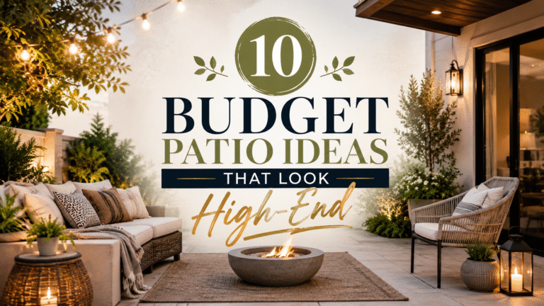 10 Budget Patio Ideas That Look High-End