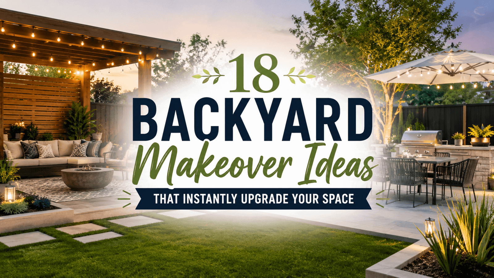 18 Backyard Makeover Ideas for a Cozy Outdoor Upgrade