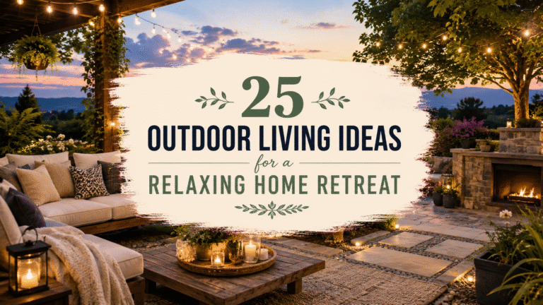 25 Outdoor Living Ideas for a Relaxing Home Retreat