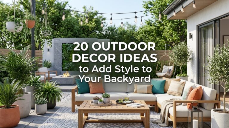 20 Outdoor Decor Ideas to Add Style to Your Backyard