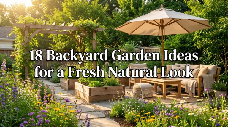 18 Backyard Garden Ideas for a Fresh Natural Look