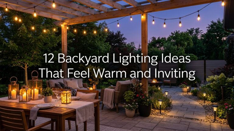 12 Backyard Lighting Ideas That Feel Warm and Inviting