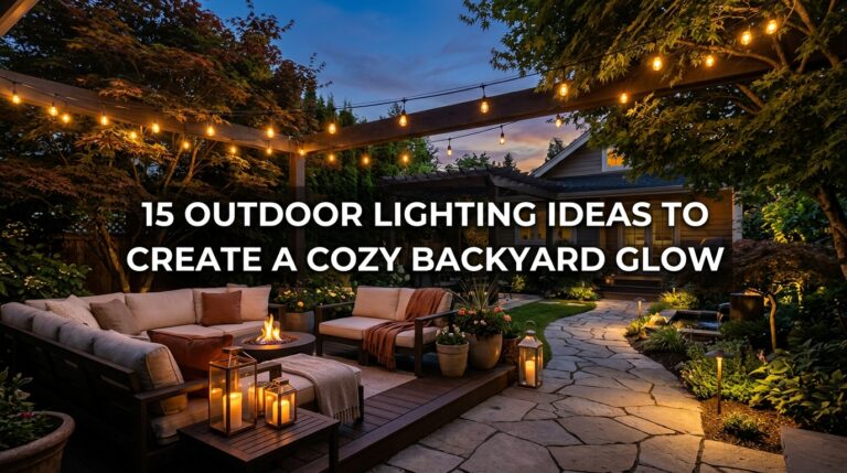 15 Outdoor Lighting Ideas to Create a Cozy Backyard Glow
