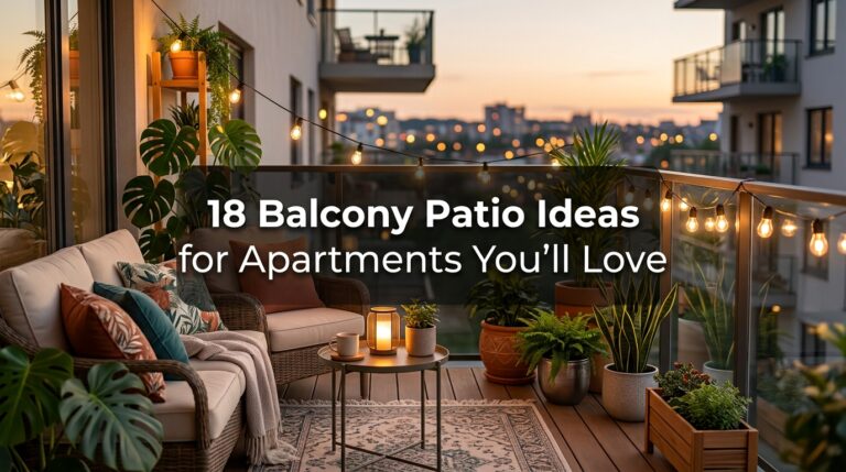 18 Balcony Patio Ideas for Apartments You’ll Love