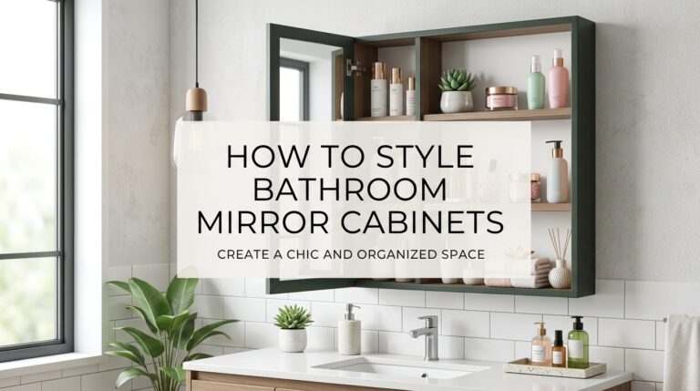 How to Style Bathroom Mirror Cabinets for a Beautiful and Organized Space