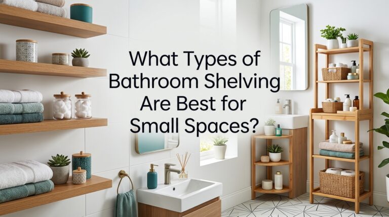What Types of Bathroom Shelving Are Best for Small Spaces?