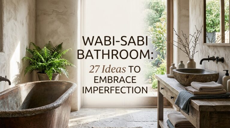 Wabi-Sabi Bathroom: 27 Ideas to Embrace Imperfection