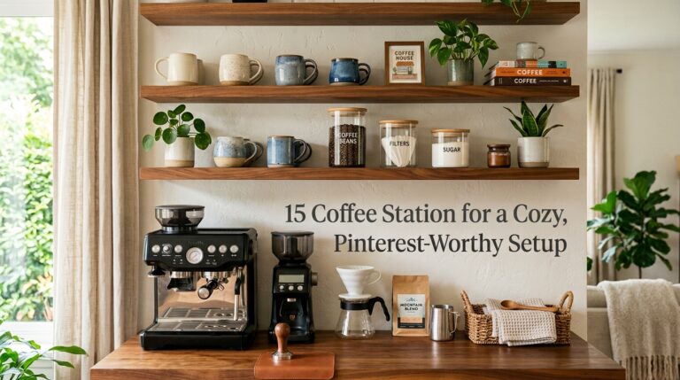 15 Coffee Station Ideas for a Cozy, Pinterest Worthy Setup