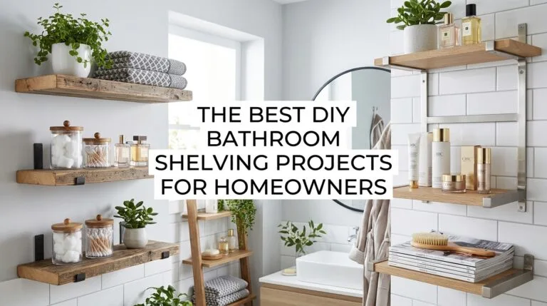 The Best DIY Bathroom Shelving Projects for Homeowners