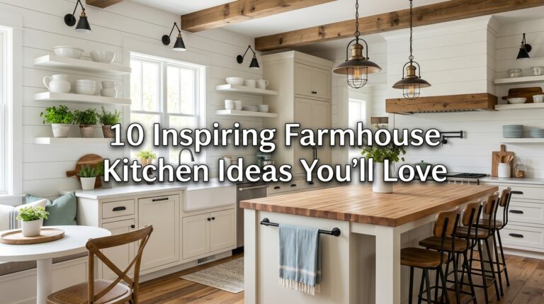 10 Inspiring Farmhouse Kitchen Ideas You’ll Love