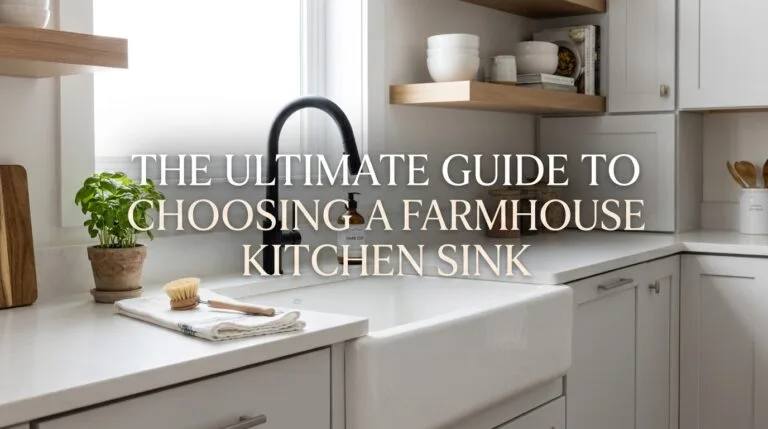 The Ultimate Guide to Choosing a Farmhouse Kitchen Sink