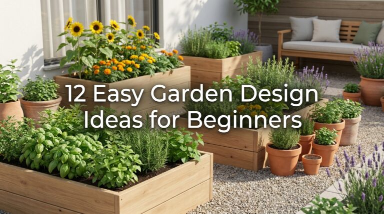 12 Easy Garden Design Ideas for Beginners