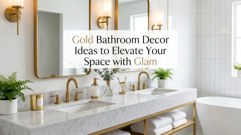 Gold Bathroom Decor Ideas to Add Glam and Warmth to Your Space
