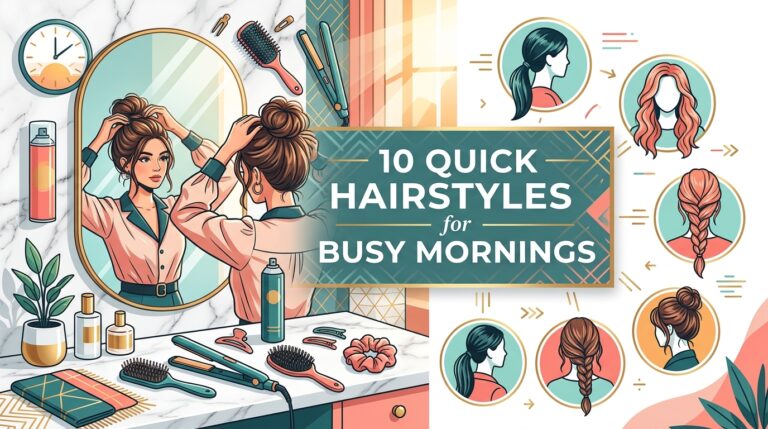 10 Quick Hairstyles for Busy Mornings