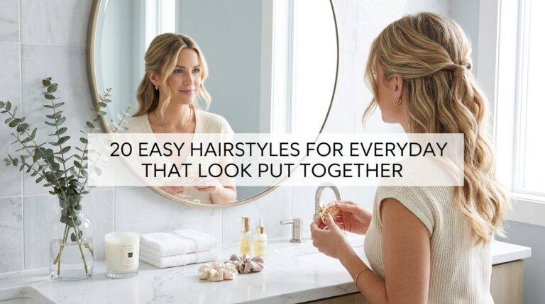 20 Easy Hairstyles for Everyday That Look Put Together