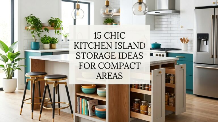 15 Chic Kitchen Island Storage Ideas for Compact Areas