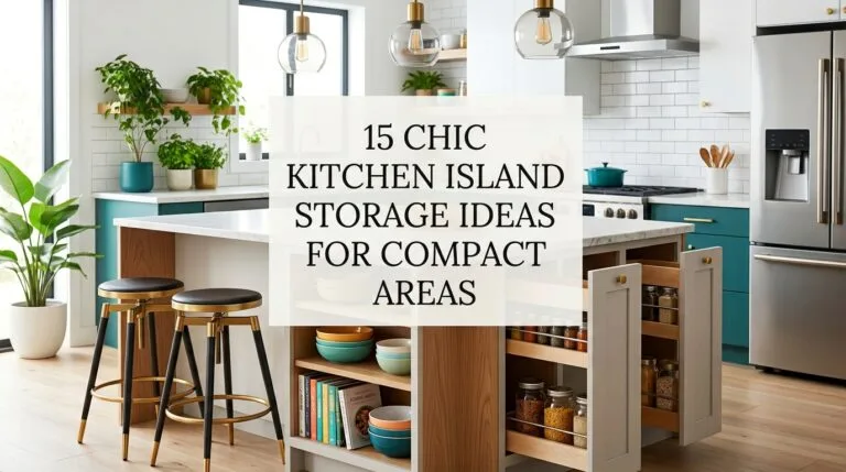 15 Chic Kitchen Island Storage Ideas for Compact Areas