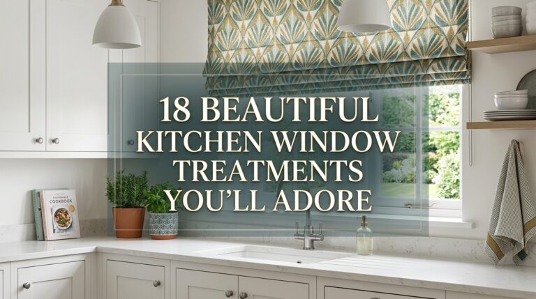 18 Beautiful Kitchen Window Treatments You’ll Adore