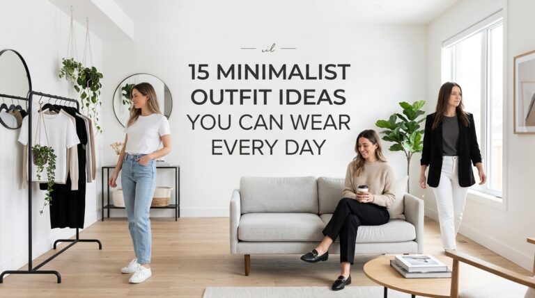 15 Minimalist Outfit Ideas You Can Wear Every Day