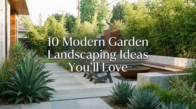 10 Modern Garden Landscaping Ideas You’ll Love