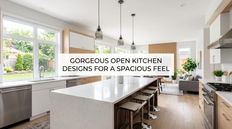 Gorgeous Open Kitchen Designs for a Spacious Feel