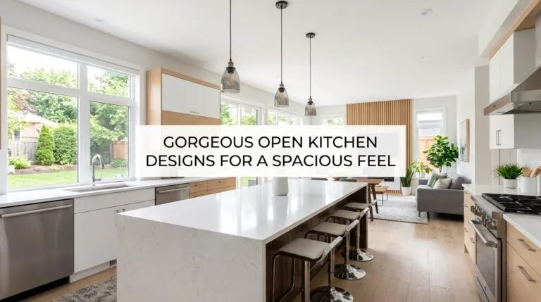 Gorgeous Open Kitchen Designs for a Spacious Feel