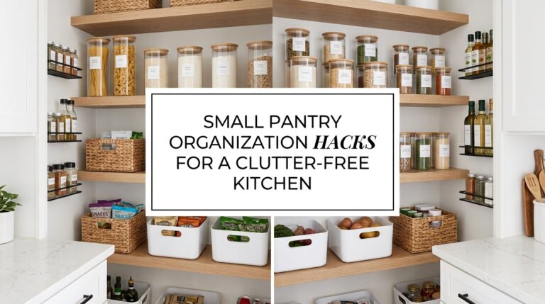 Small Pantry Organization Hacks for a Clutter-Free Kitchen