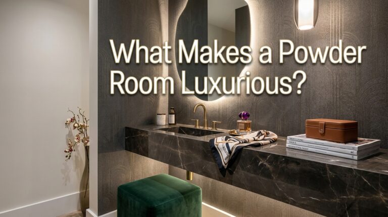 What Makes a Powder Room Luxurious? 10 Designer Details That Make a Big Difference